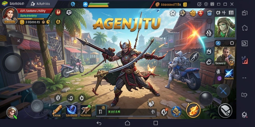 Tampilan antarmuka AGENJITU yang menarik dan fungsional.