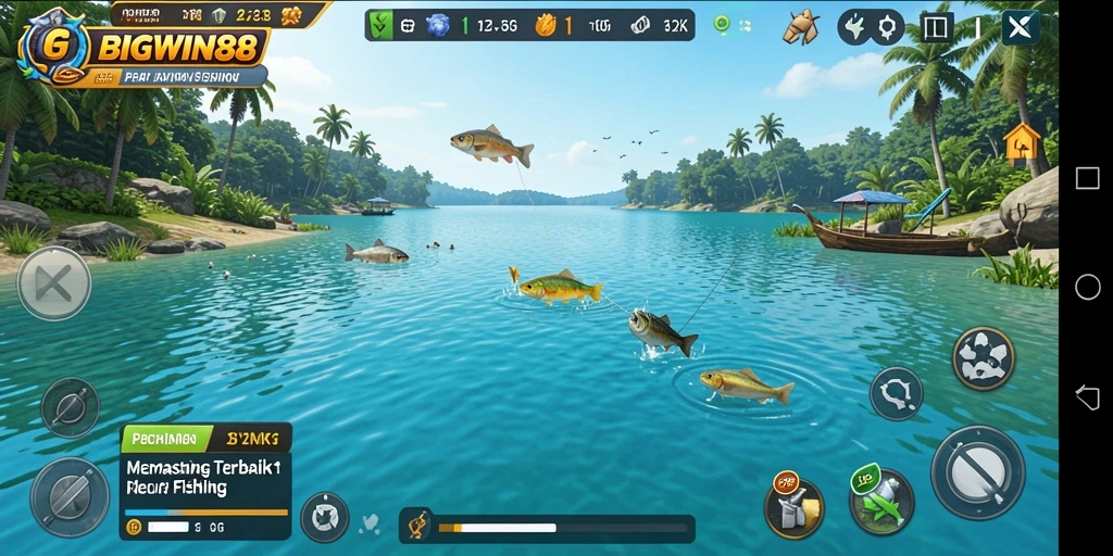 Tangkapan ikan menakjubkan dalam gameplay BIGWIN88.