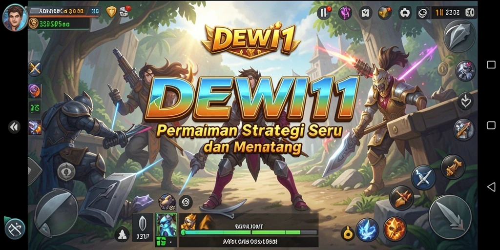 Screenshot gameplay DEWI11: Strategi mendebarkan di setiap langkah.