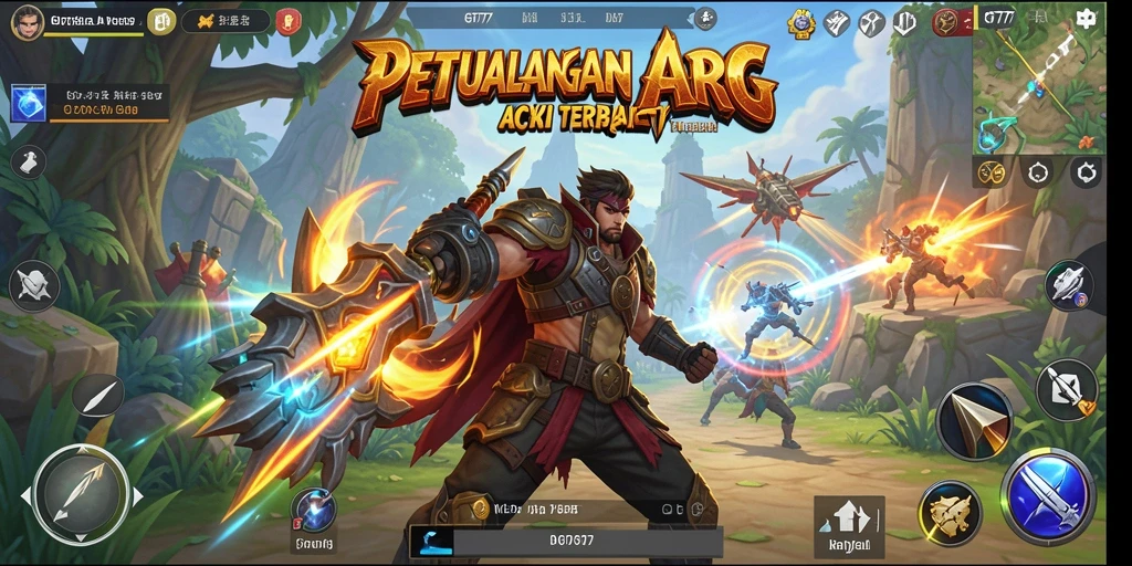 Tampilan gameplay ARPG di GT777 dengan grafis yang imersif.