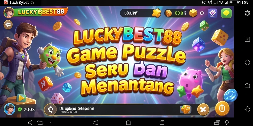 Tampilan gameplay LUCKYBEST88 yang menakjubkan dan penuh tantangan Puzzle.