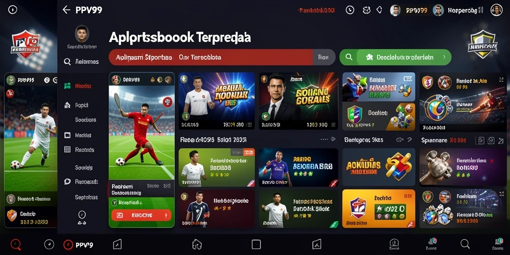 Screenshot gameplay PPV99 yang menunjukkan antarmuka taruhan olahraga.